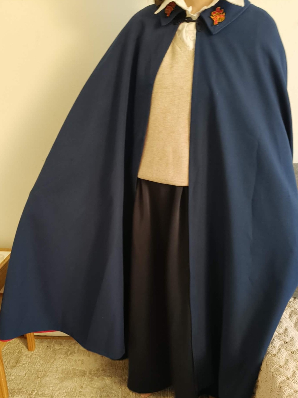 Cap Longue Pour Déguisement Avec Doublure Et Broderie 30$